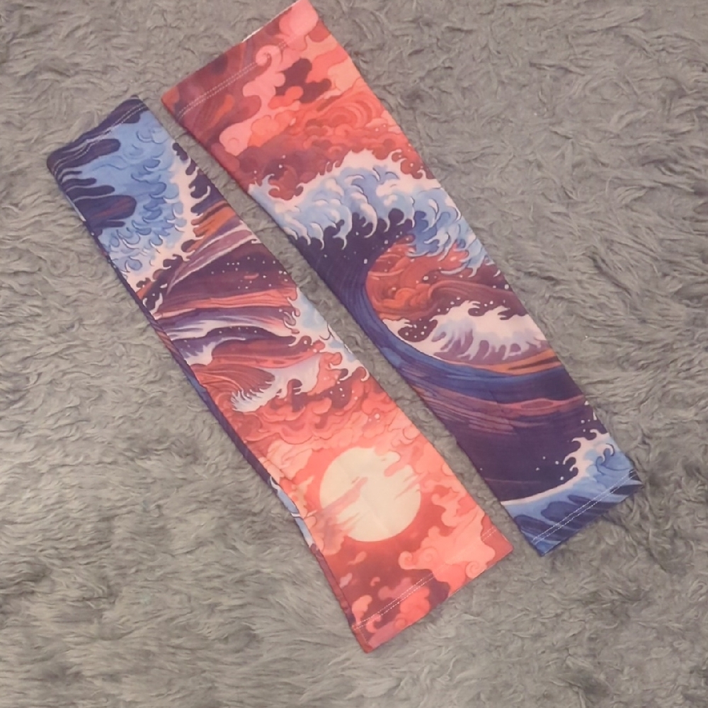 Colorful Ocean Wave Headbands
